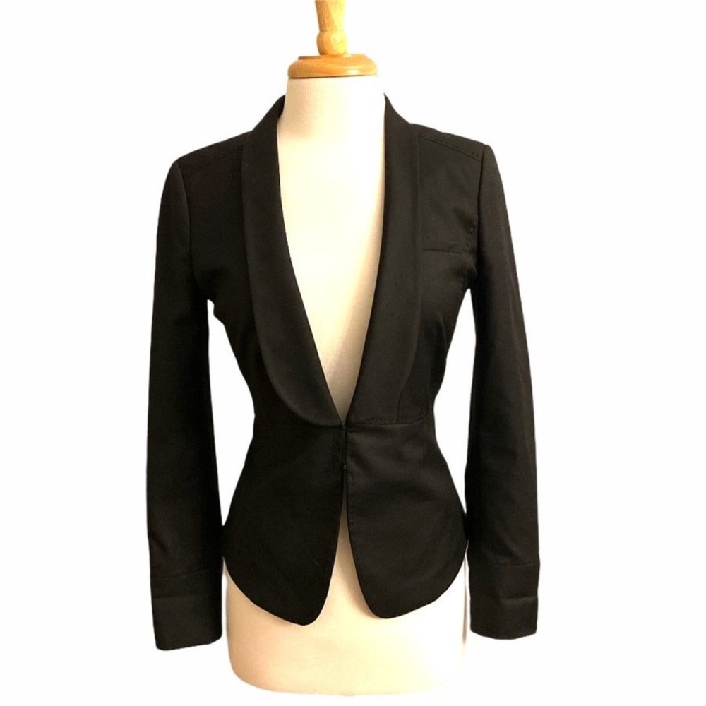Tory Burch Blazer Black Long Sleeve Size 6